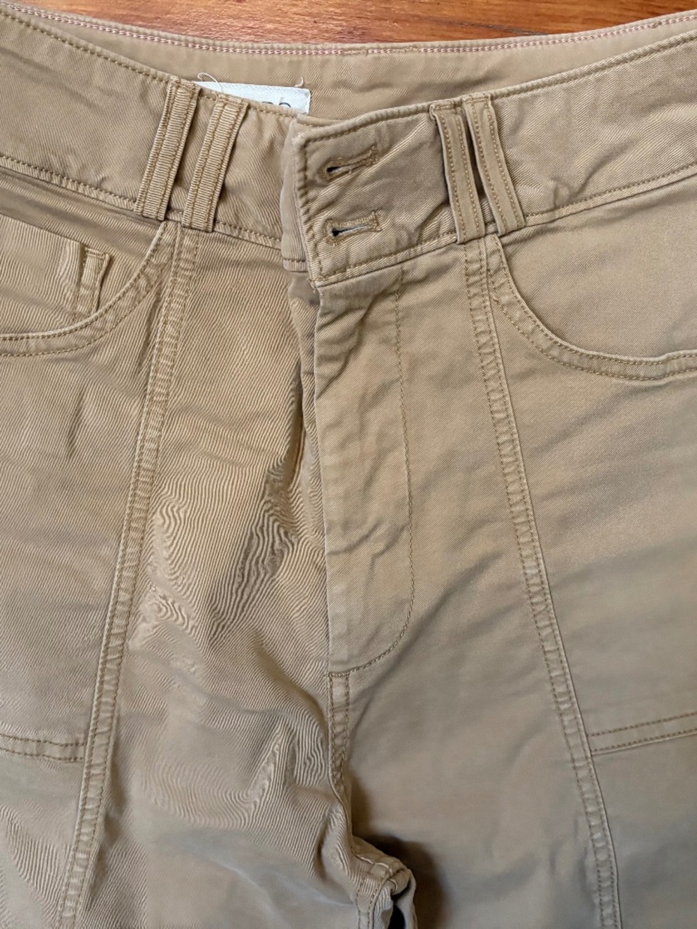 Anthropologie Pilcro pants, British khaki, sz 27